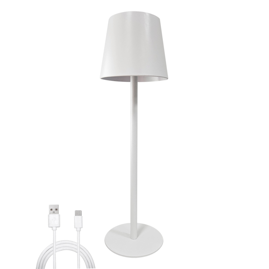 LED Dimmable touch table lamp LED/5W/5V USB 1200 mAh white