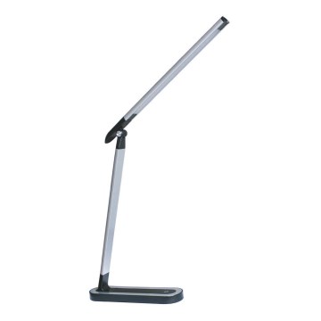 LED Dimmable touch table lamp MADERA LED/7W/230V USB black