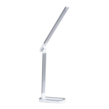 LED Dimmable touch table lamp MADERA LED/7W/230V USB white