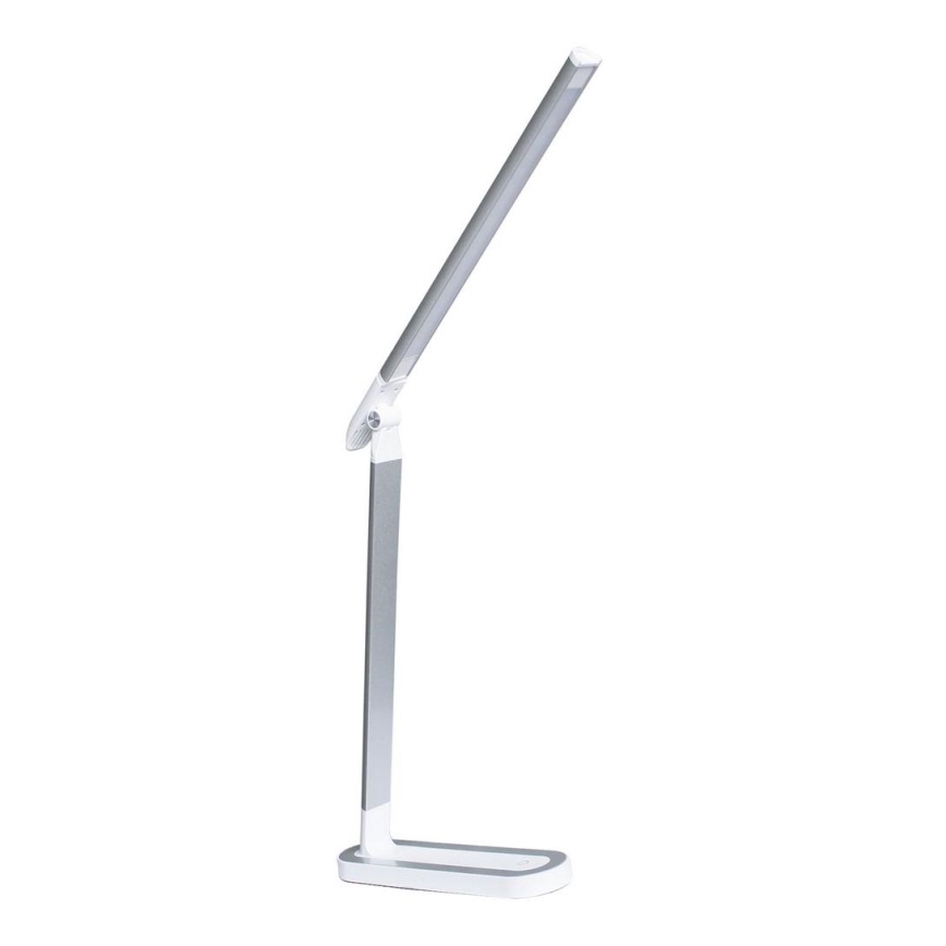 LED Dimmable touch table lamp MADERA LED/7W/230V USB white