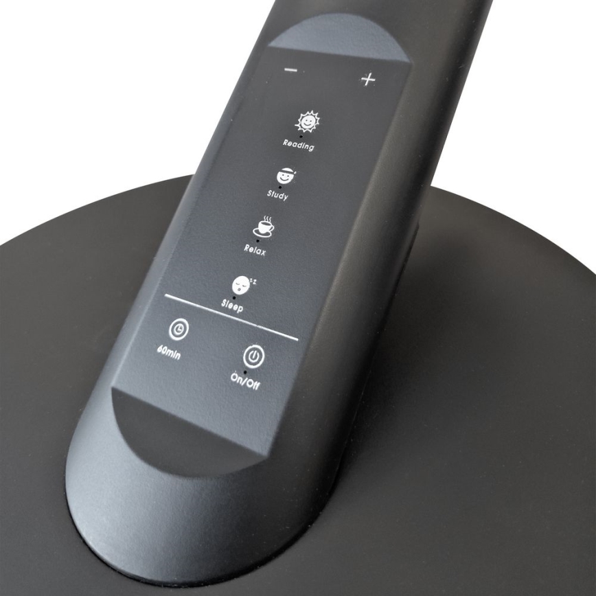 LED Dimmable touch table lamp OPTIMUM LED/7W/230V USB 3000/4000/6000K black