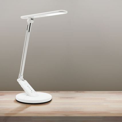 LED Dimmable touch table lamp OPTIMUM LED/7W/230V USB 3000/4000/6000K white