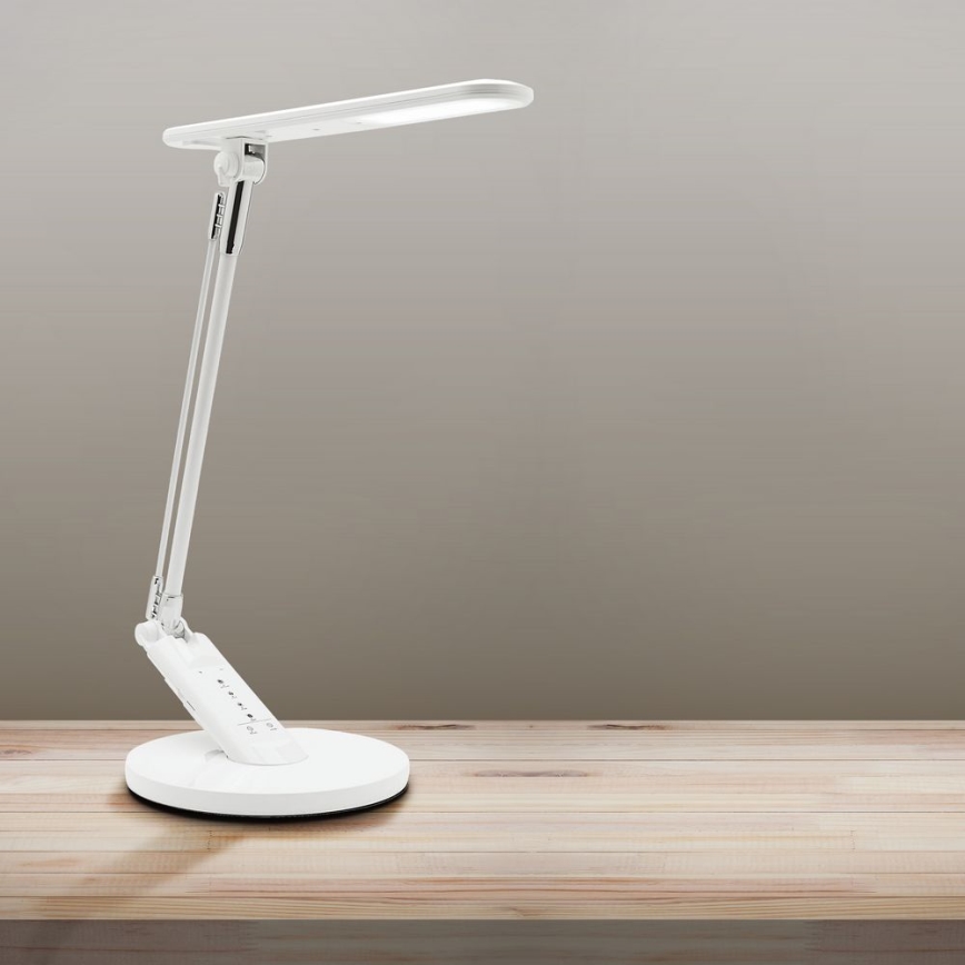 LED Dimmable touch table lamp OPTIMUM LED/7W/230V USB 3000/4000/6000K white