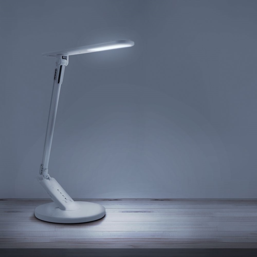 LED Dimmable touch table lamp OPTIMUM LED/7W/230V USB 3000/4000/6000K white