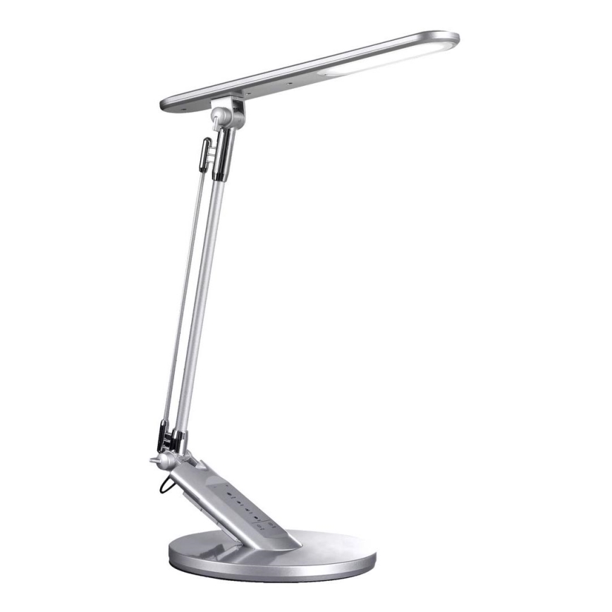 LED Dimmable touch table lamp OPTIMUM LED/7W/230V USB 3000/4000/6000K silver