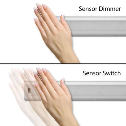 LED Dimmable under kitchen cabinet light with a sensor LED/5W/12/230V