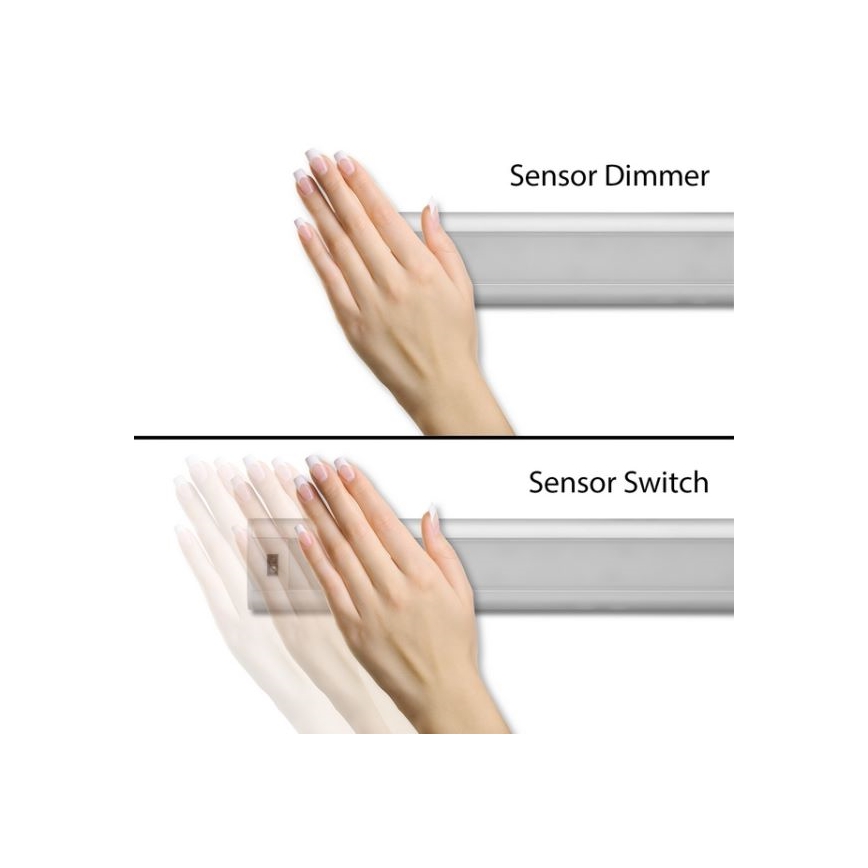 LED Dimmable under kitchen cabinet light with a sensor LED/5W/12/230V