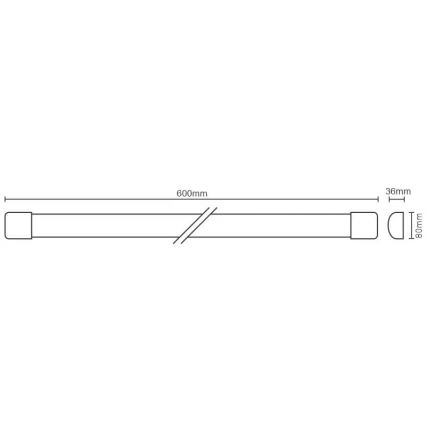 LED Dimmable under kitchen cabinet light with sensor LED/20W/230V 4000K IP40