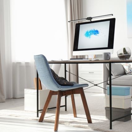 LED Dimmable USB Desk Lamp TENUIX DUO, 14W/5V, 3000-6000K, Black