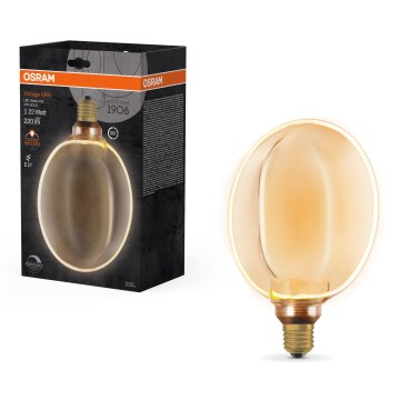 LED Dimmable Vintage Bulb E27/4W/230V 1800K Gold - Osram