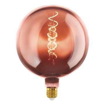 LED Dimmable VINTAGE G200 E27/4W/230V 1600K Copper Bulb - Eglo 110097