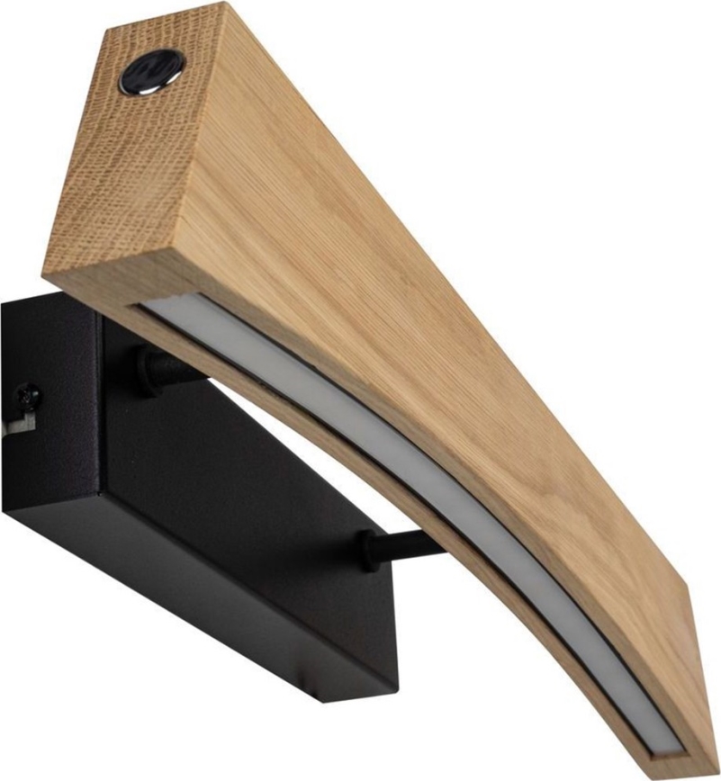 LED Dimmable wall light ZIAD LED/6,5W/230V oak