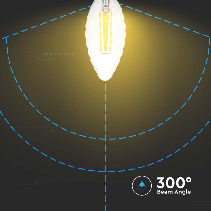 LED Dimming bulb FILAMENT E14/4W/230V 3000K