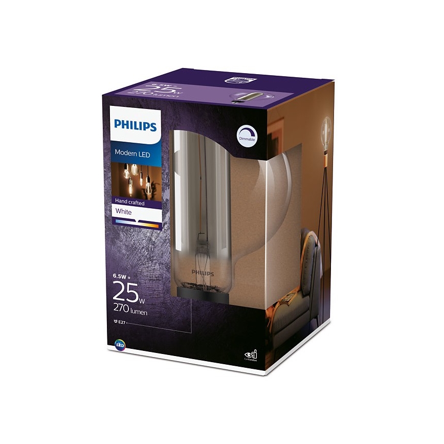 LED Dimming bulb Philips E27/6,5W/230V 3000K