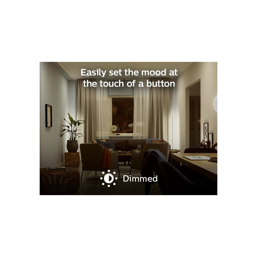 LED Dimming bulb Philips Hue WHITE E14/5,5W/230V 2700K