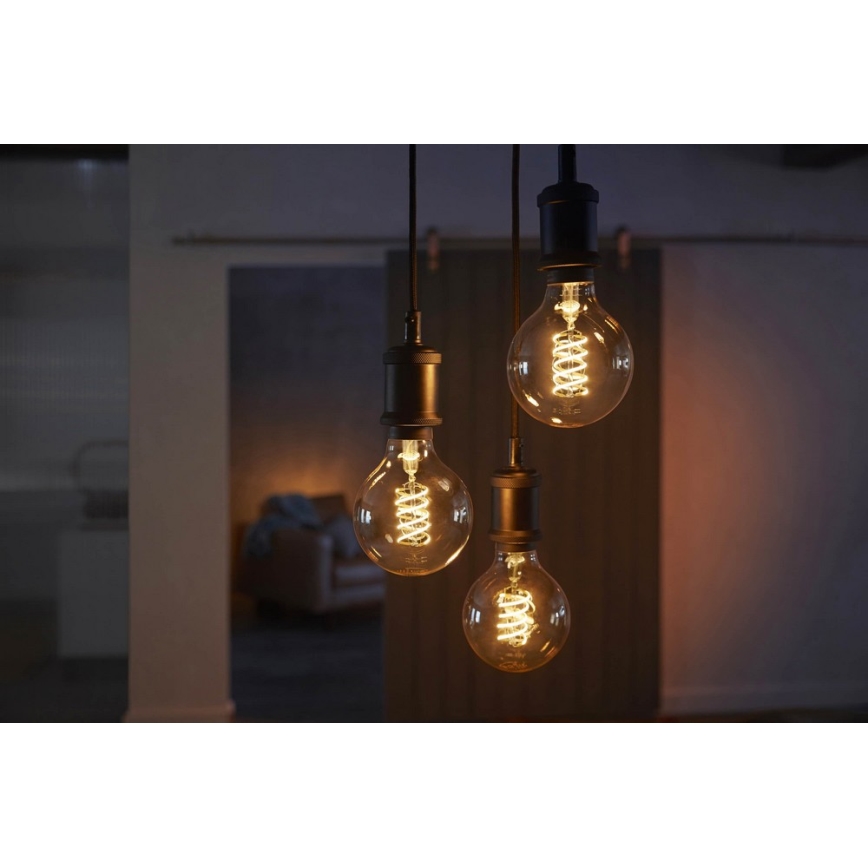 LED Dimming bulb Philips HUE WHITE FILAMENT G93 E27/7W/230V