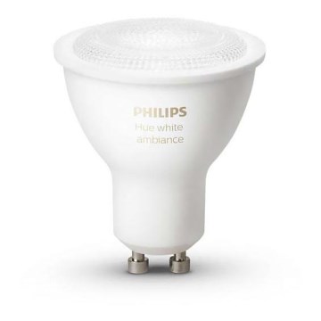 LED dimming bulb RGB Philips Hue WHITE AMBIANCE 1xGU10/5,5W/230V