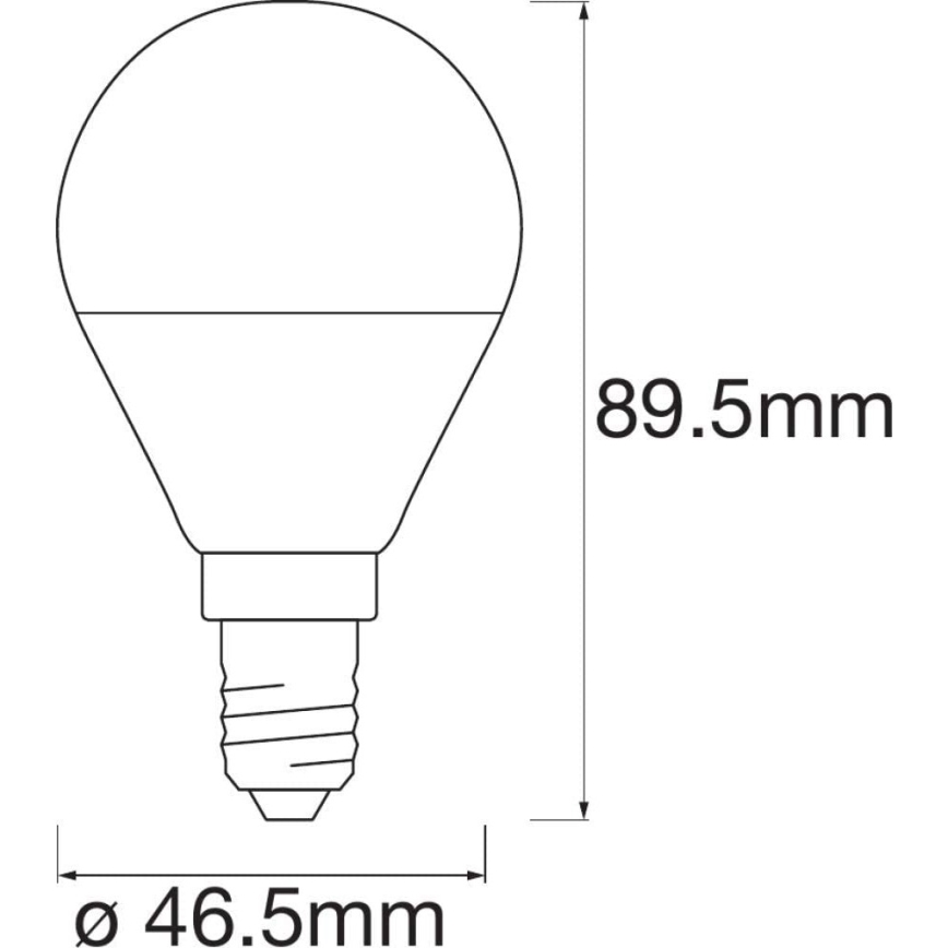 LED Dimming bulb SMART+ E14/5W/230V 2,700K-6,500K Wi-Fi - Ledvance