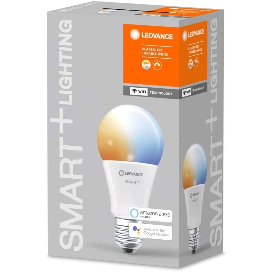 LED Dimming bulb SMART+ E27/9.5W/230V 2,700K-6,500K Wi-Fi - Ledvance