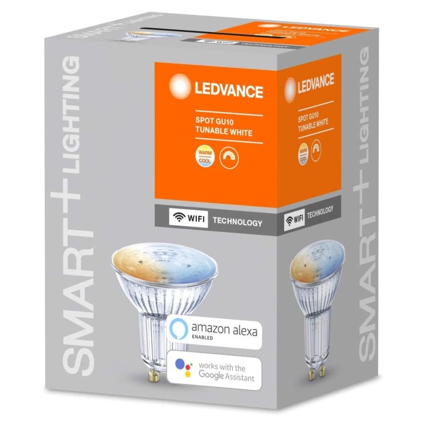 LED Dimming bulb SMART+ GU10/5W/230V 2,700K-6,500K Wi-Fi - Ledvance