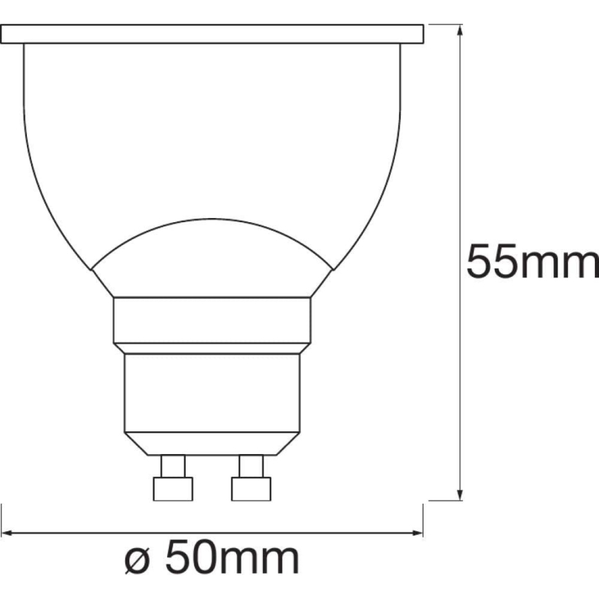 LED Dimming bulb SMART+ GU10/5W/230V 2,700K Wi-Fi - Ledvance