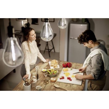 LED Dimming bulb SMOKY VINTAGE Philips A160 E27/6,5W/230V 4000K