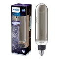 LED Dimming bulb SMOKY VINTAGE Philips T65 E27/6,5W/230V 4000K