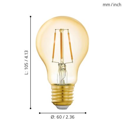 LED Dimming bulb E27/5.5W/230V 2,200K - Eglo