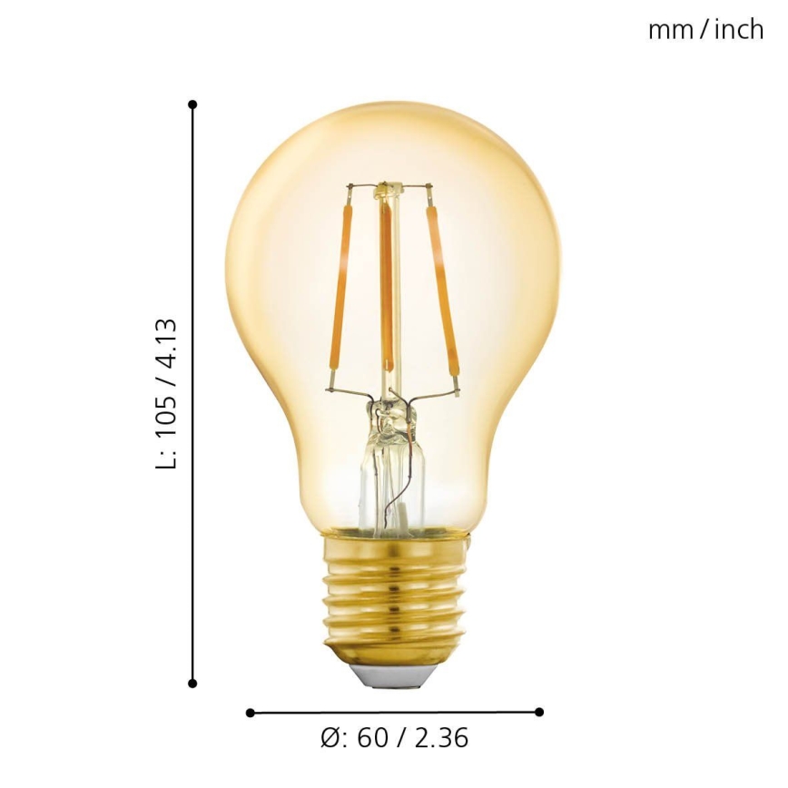 LED Dimming bulb E27/5.5W/230V 2,200K - Eglo