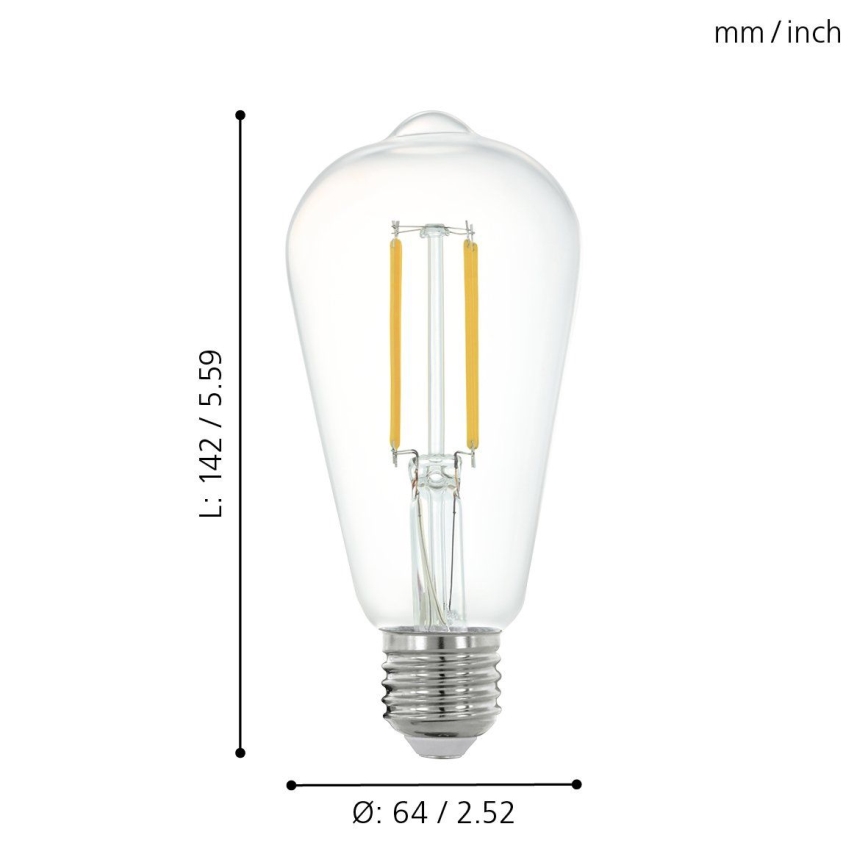 LED Dimming bulb E27/6W/230V 2,700K - Eglo