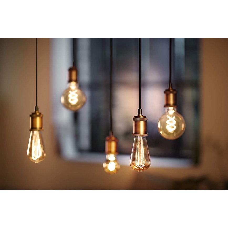 LED Dimming bulb VINTAGE Philips G93 E27/4W/230V 1800K