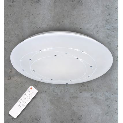 LED Dimming ceiling light ATRIA with remote control LED/48W/230V