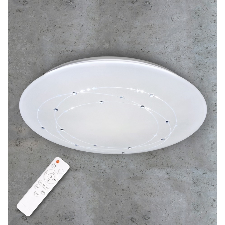 LED Dimming ceiling light ATRIA with remote control LED/48W/230V