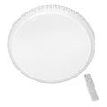 LED Dimming ceiling light CRUZ with a remote control 1xLED/66W/230V 3300lm