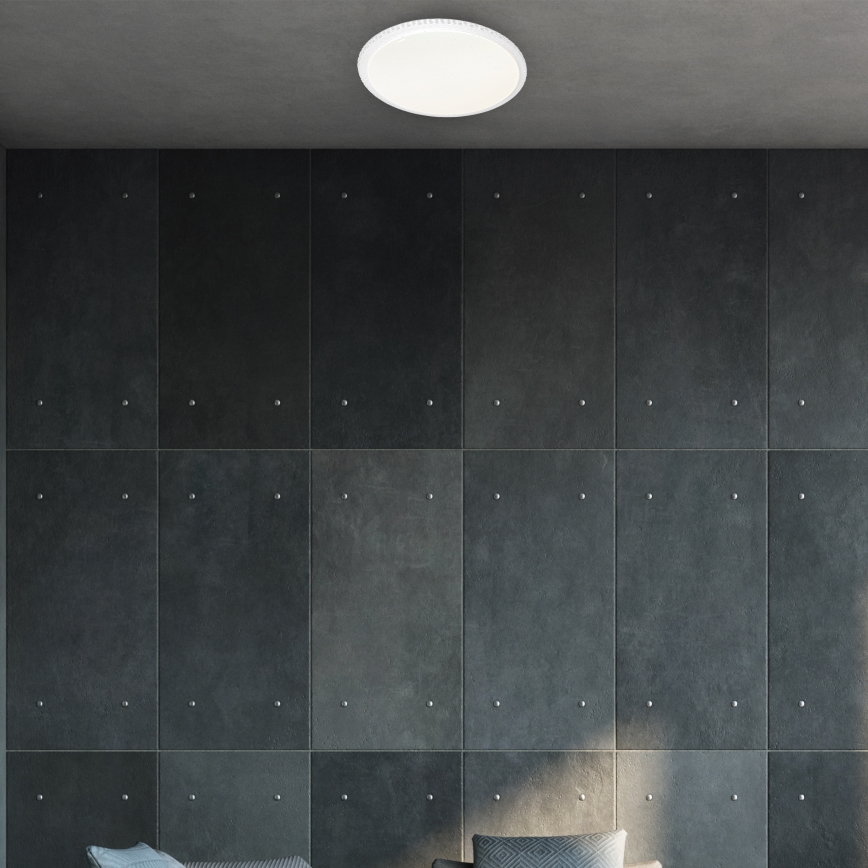 LED Dimming ceiling light CRUZ with a remote control 1xLED/66W/230V 3300lm