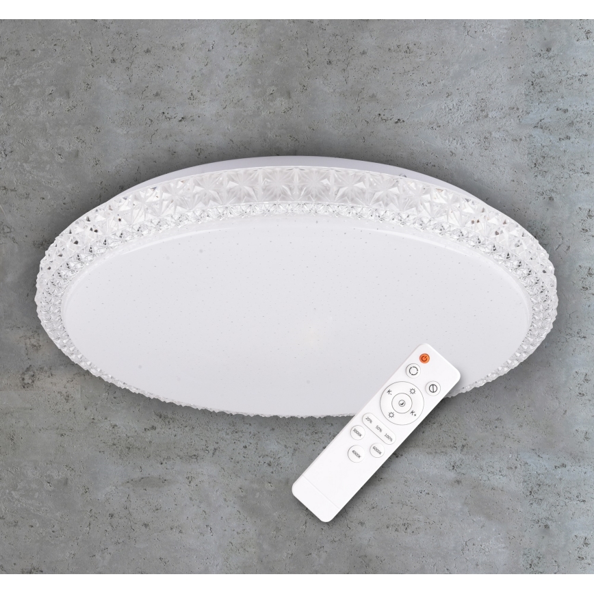 LED Dimming ceiling light IRINA LED/24W/230V with remote control