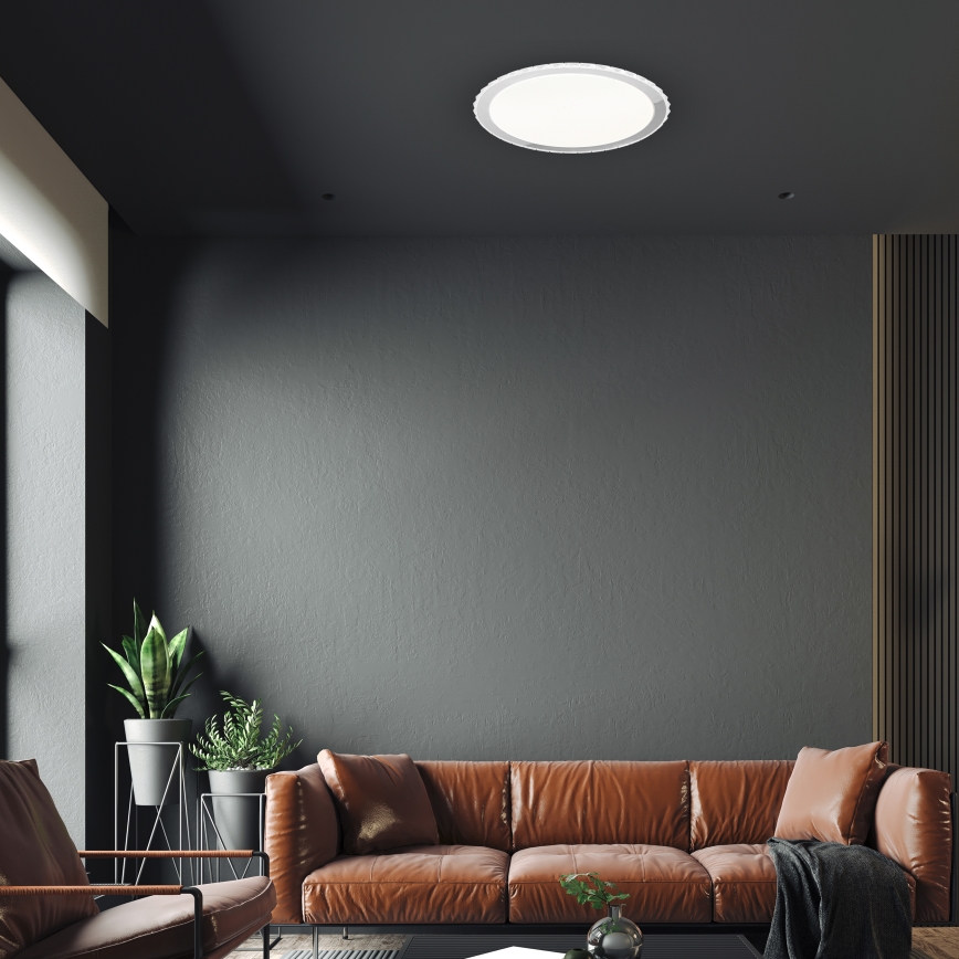 LED Dimming ceiling light LAYLA with a remote control 1xLED/66W/230V