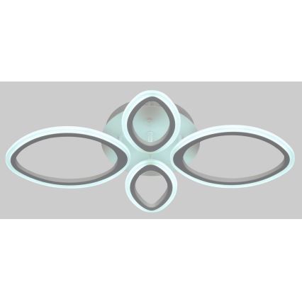 LED Dimming ceiling light with a remote control MESSINA 1xLED/52W/230V