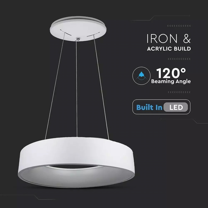 LED Dimming chandelier on a string 1xLED/20W/230V