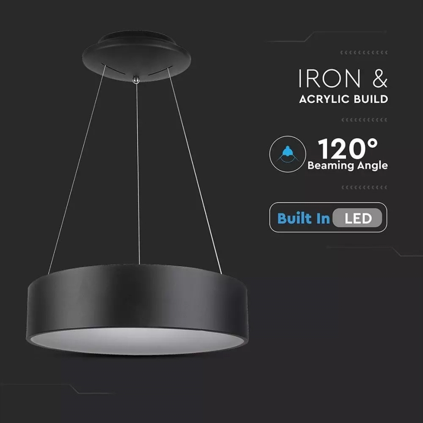 LED Dimming chandelier on a string 1xLED/20W/230V