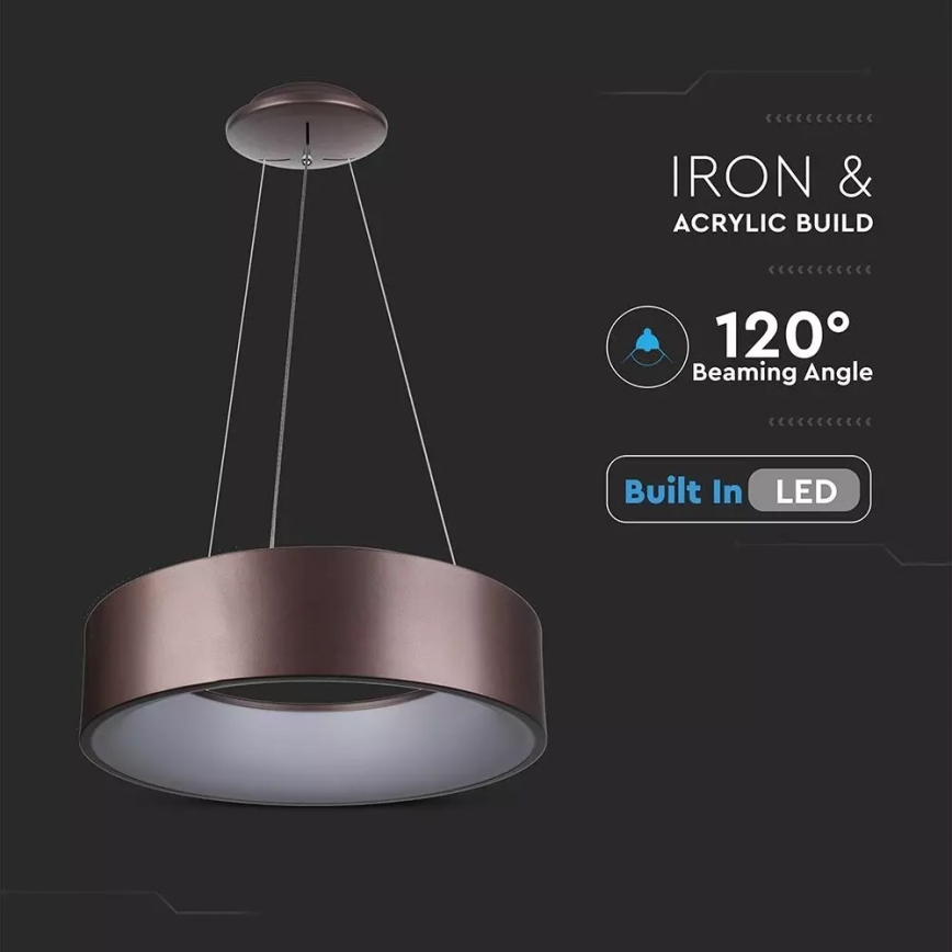 LED Dimming chandelier on a string 1xLED/20W/230V