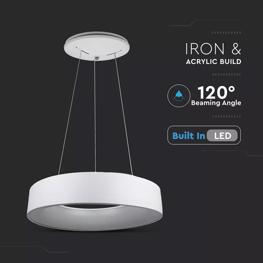 LED Dimming chandelier on a string 1xLED/30W/230V
