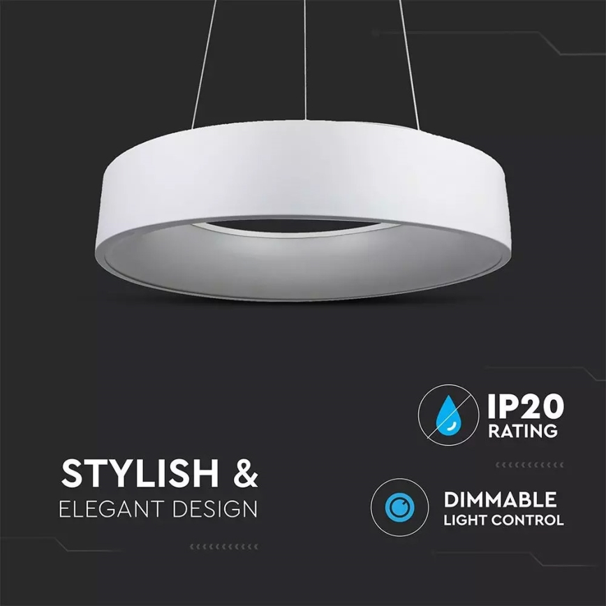 LED Dimming chandelier on a string 1xLED/30W/230V