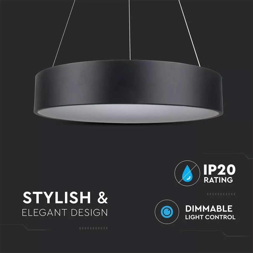 LED Dimming chandelier on a string 1xLED/30W/230V