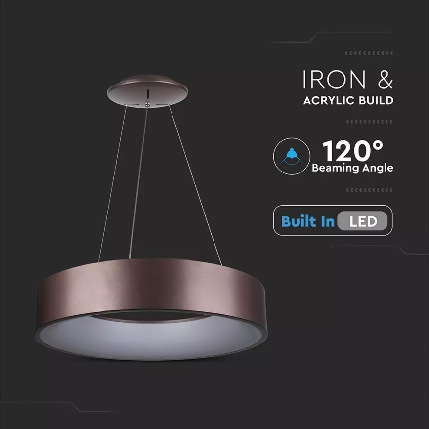 LED Dimming chandelier on a string 1xLED/30W/230V