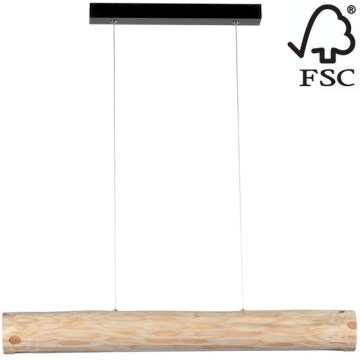 LED Dimming chandelier on a string LUCAS LED/25.5W/230V pine - FSC certified