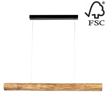 LED Dimming chandelier on a string LUCAS LED/25,5W/230V pine - FSC certified