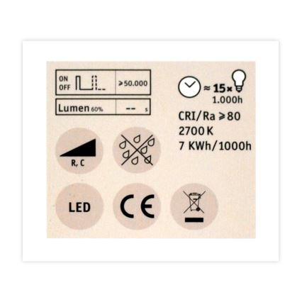 LED Dimming Flood Light Bulb GU5.3/6.5W/12V 2700K – Paulmann 28758