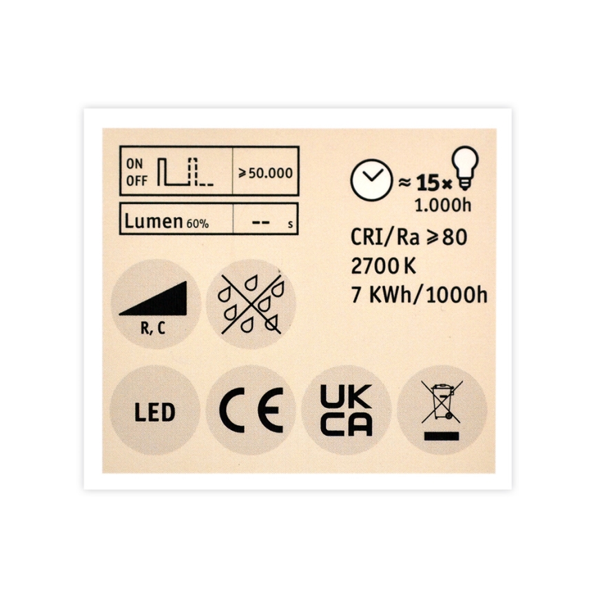 LED Dimming Flood Light Bulb GU5.3/6.5W/12V 2700K – Paulmann 28759