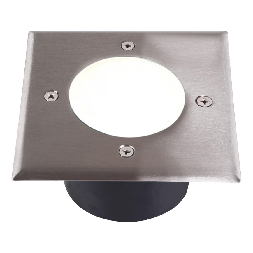 LED Driveway light MIVO LED/3W/230V 12x12 cm IP67 matte chrome